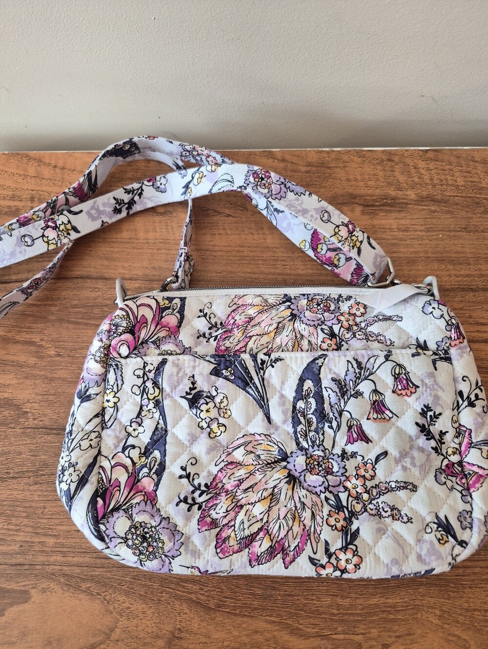 Vera Bradley Women's Cotton Carson Crossbody Bag - Picture 4 of 7